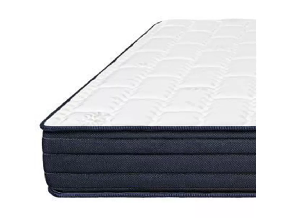 Matelas réversible DIAZ 90x190 cm, en mousse haute densité, indépendance du couchage, face été/hiver, épaisseur 20 cm