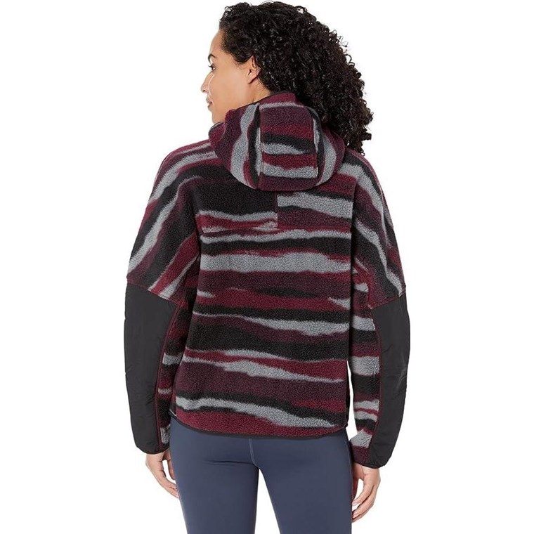 Mountain Hardwear HiCamp Fleece Full Zip Hoodyn Cocoa Red Lands