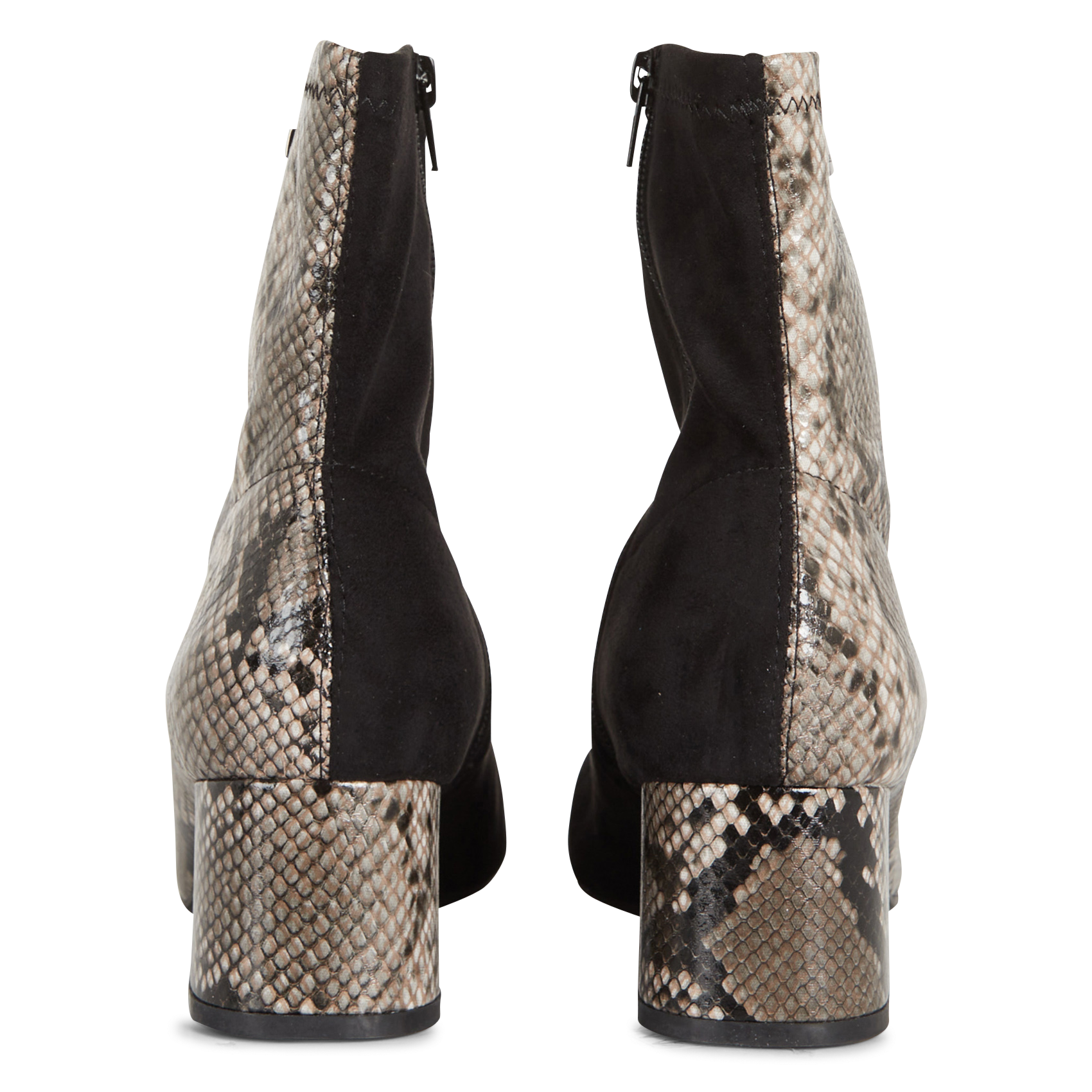 DANIELA - Bottines métallisées à talon | Noir