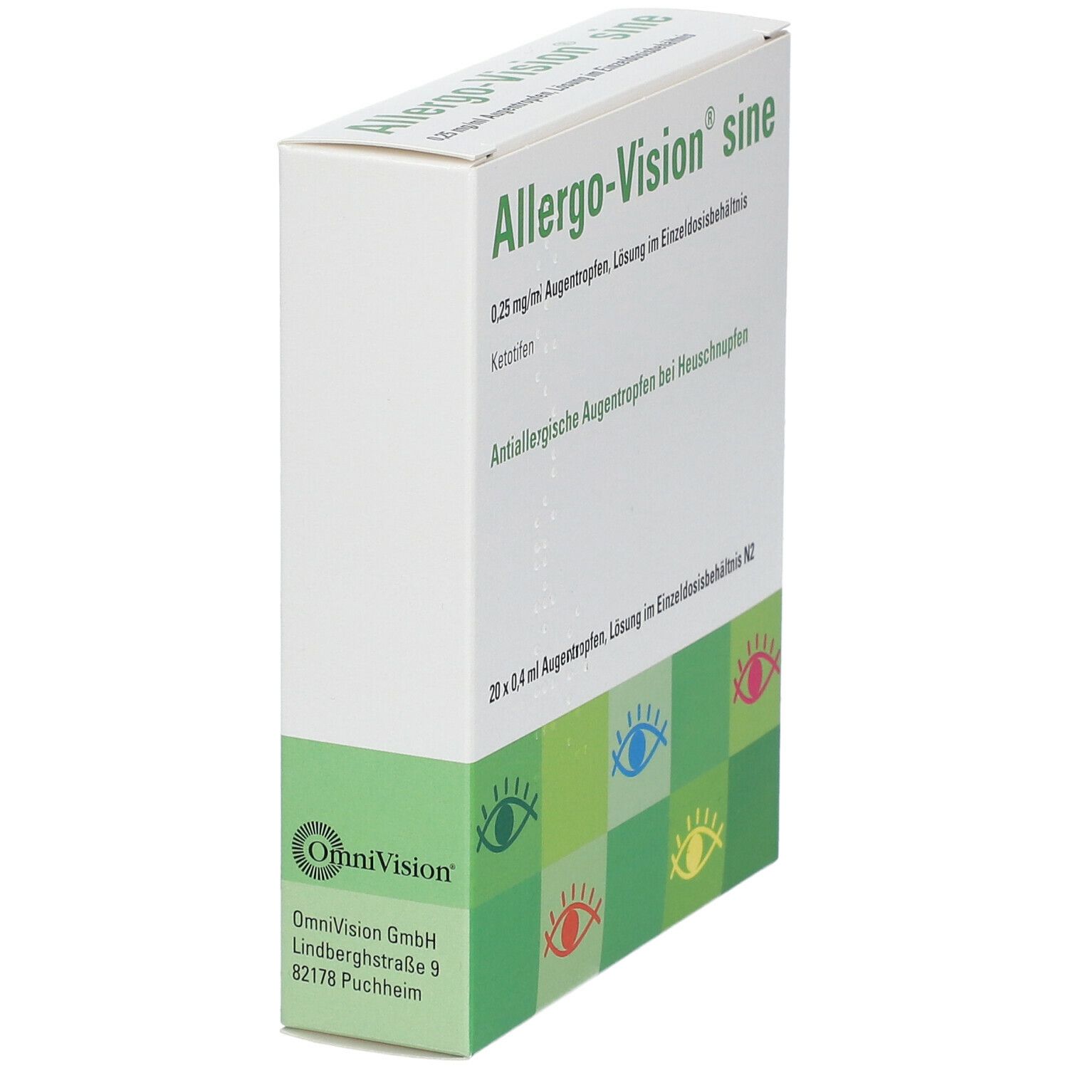 Allergo-Vision® sine 0,25 mg/ml Augentropfen