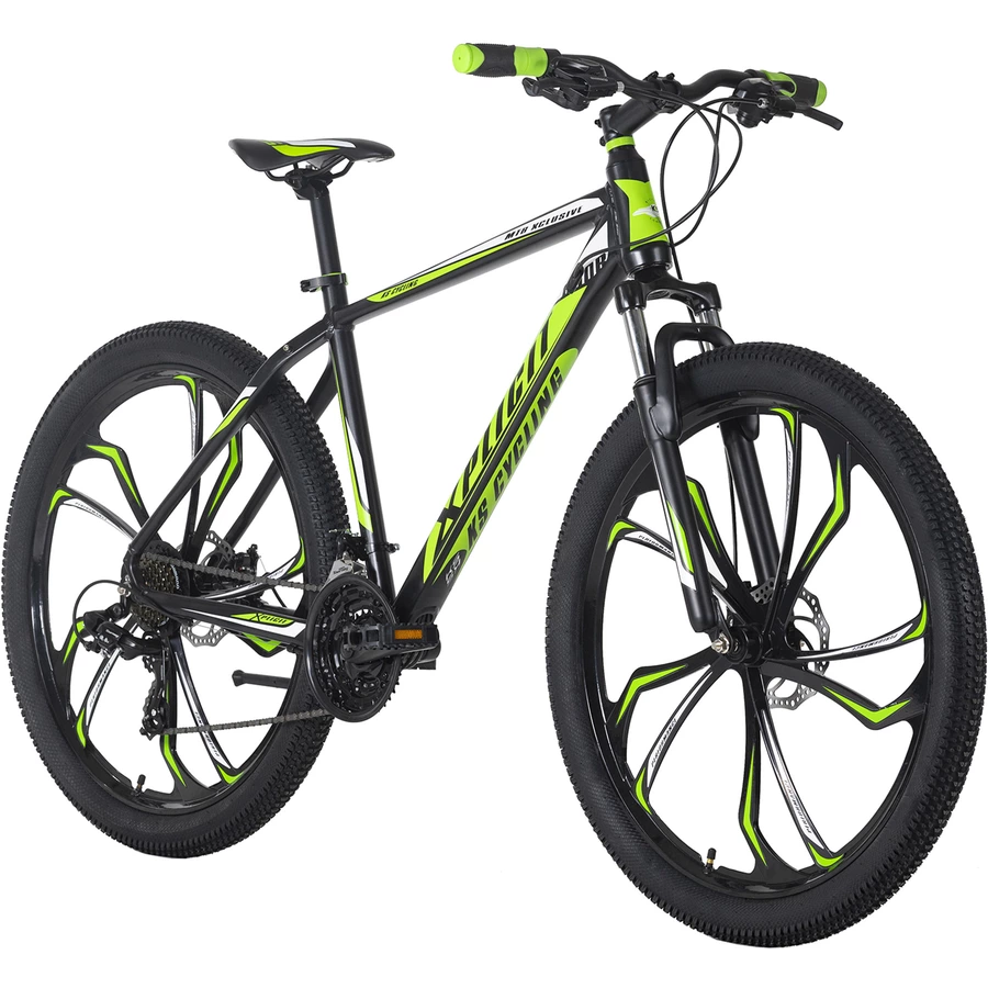 KS Cycling Mountainbike Hardtail 27,5 Zoll Xplicit schwarz-grün