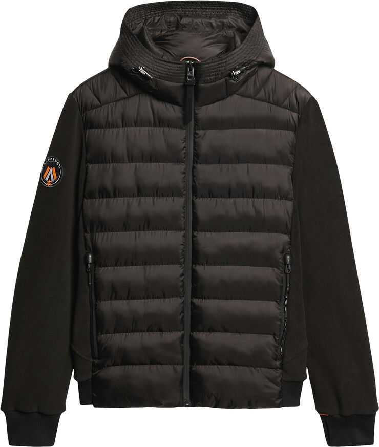 Superdry HOODED STORM FLEECE BOMBER Black