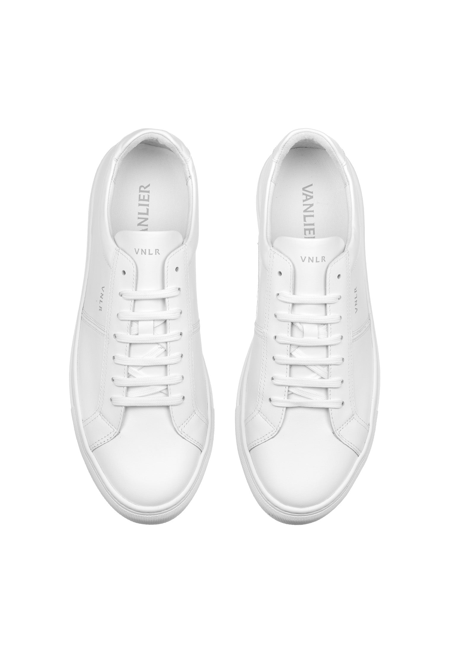 Wit gladleren Novara sneaker