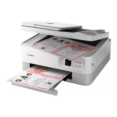 Canon PIXMA TS7451i - Imprimante multifonction jet d'encre couleur - A4 - USB, Wi-Fi(n) - blanc