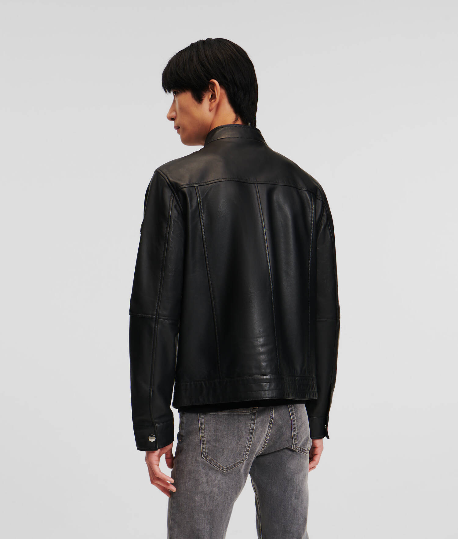 VESTE ZIPPÉE EN CUIR