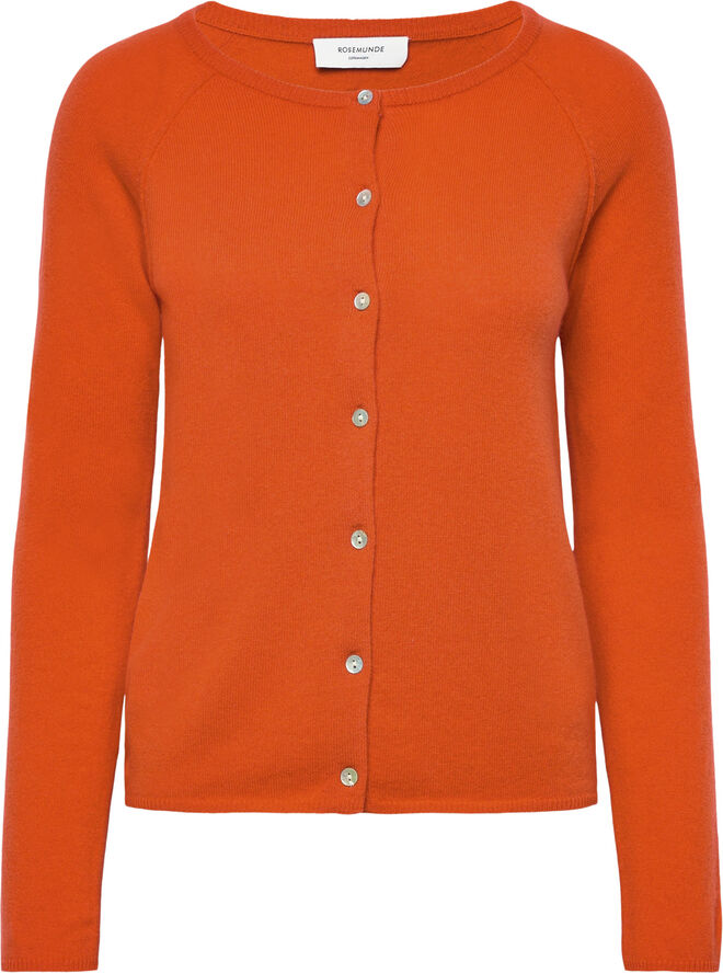 Rosemunde Wool & cashmere cardigan Cherry tomato
