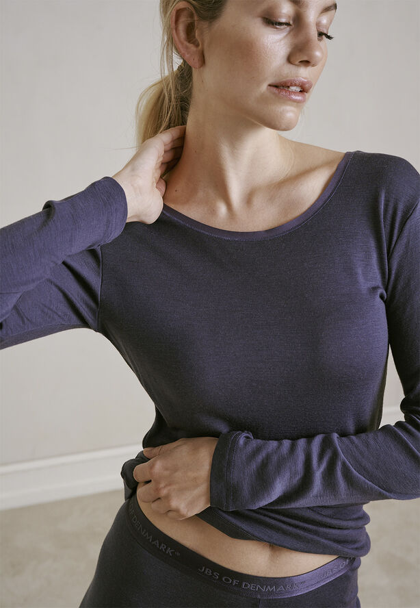 JBS of Denmark JBS of DK wool blouse Grå