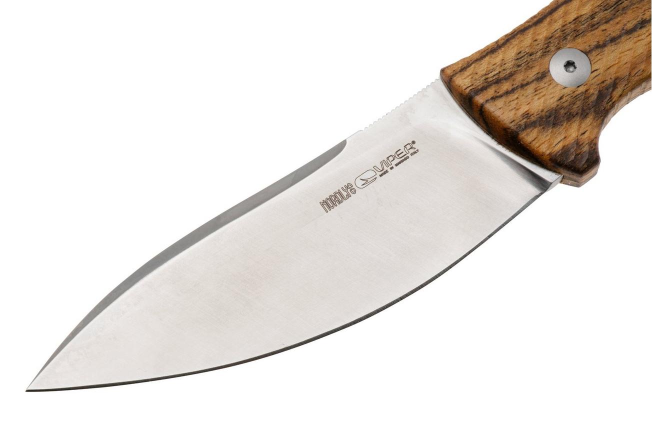 Viper Nordlys VT4046BC Satin, Bocote Wood, vaststaand mes, Jens Anso design