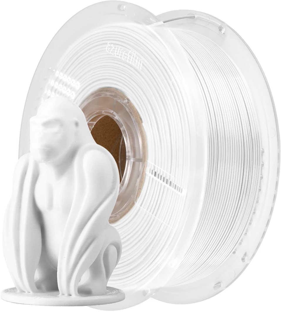 AzureFilm  PCTG White, 1,75 mm / 1000 g    Leicht zu verarbeitendes Material mit hoher Temperaturbeständigkeit