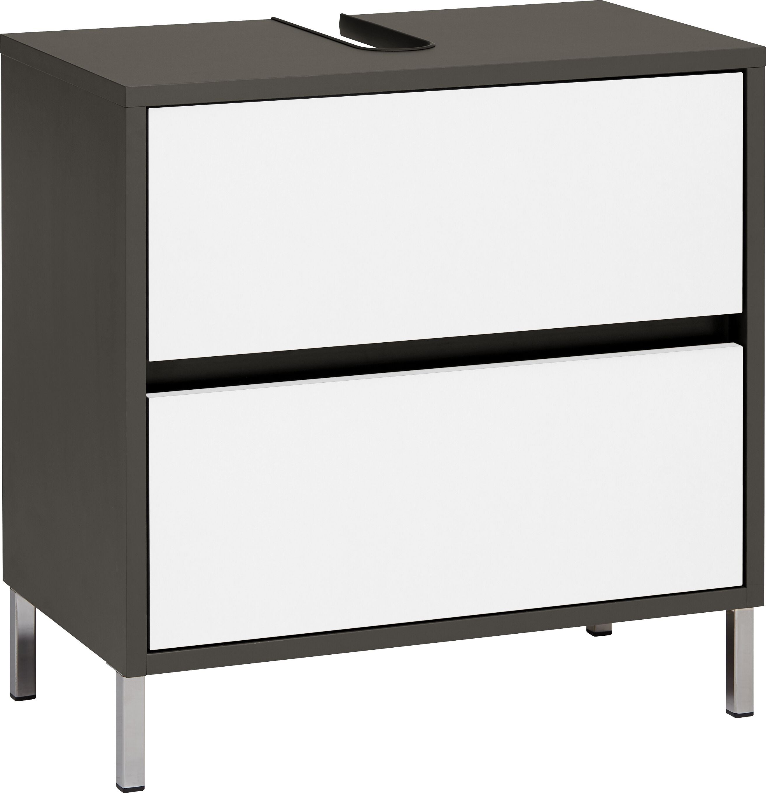 SIERRA Lavaboy - Anthrazit / Weiss / B: 60.0 cm x T: 35.0 cm x H: 60.0 cm