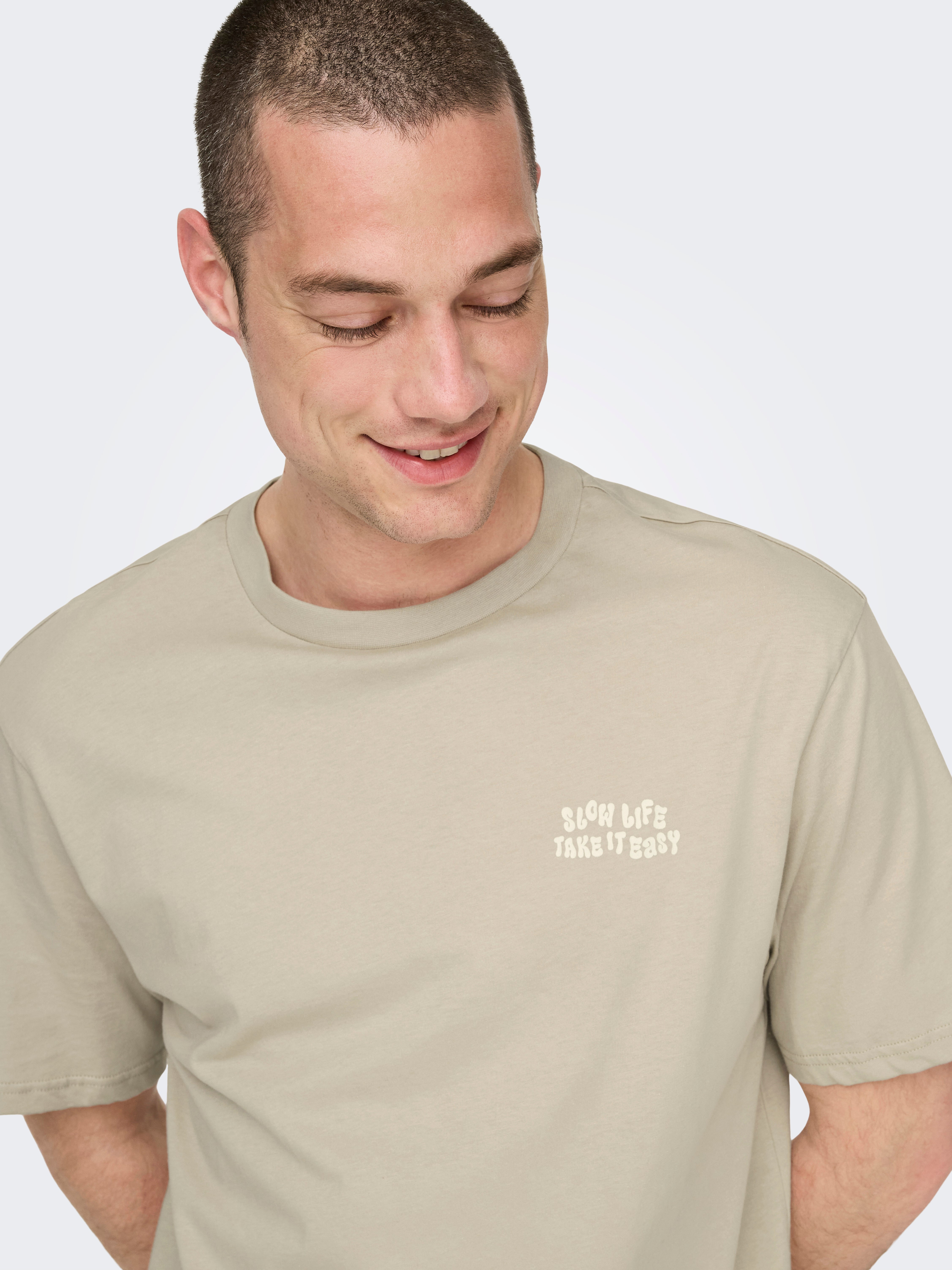 ONSMACE T-shirt Silver Lining