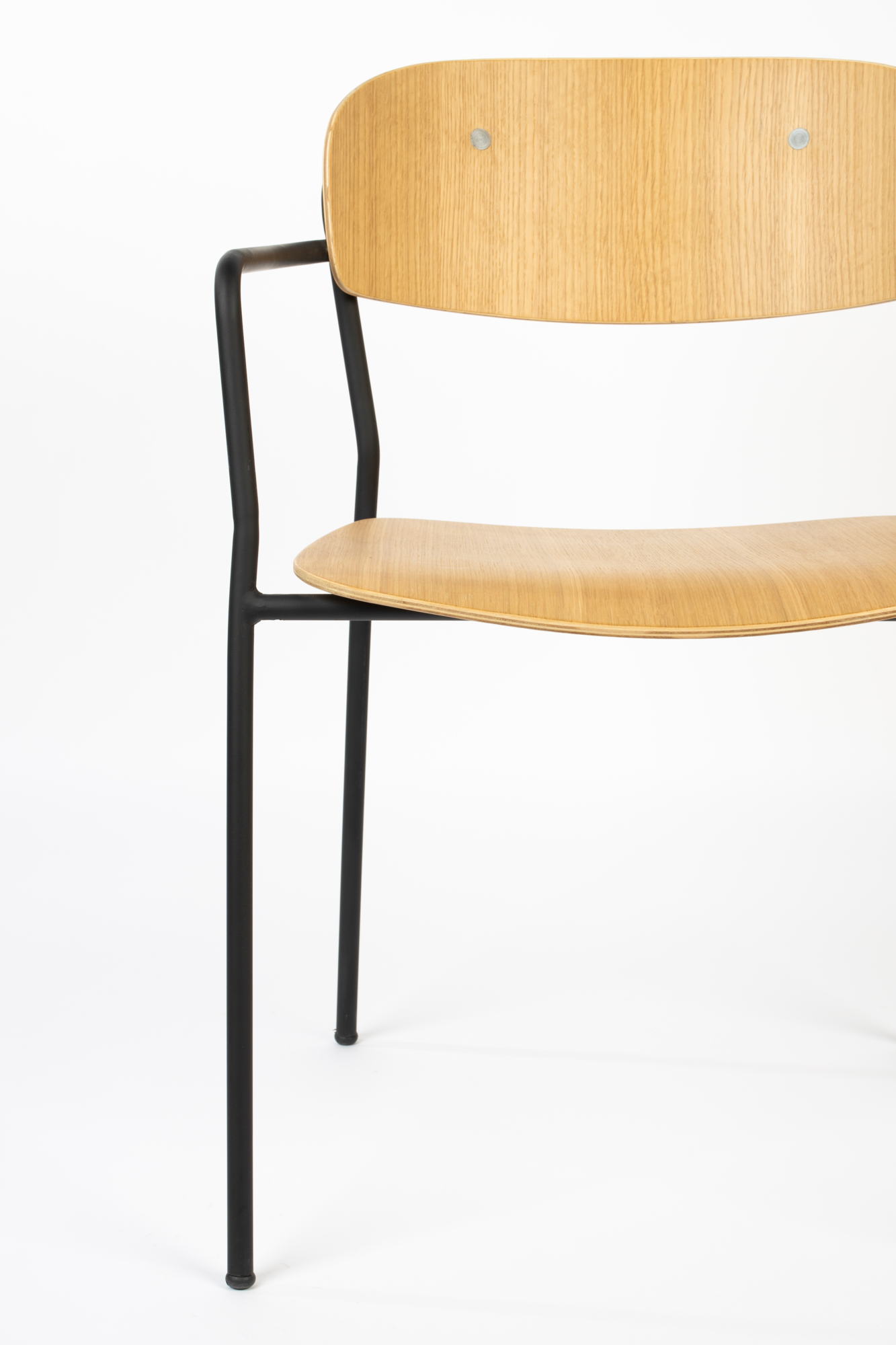 Rein Living armstoel Jolien zwart/naturel
