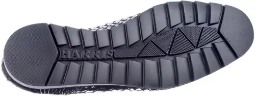 Harris zwart 2817/P-11.752 - maat 12 veterschoen zwart - maat 12 Calandschoen