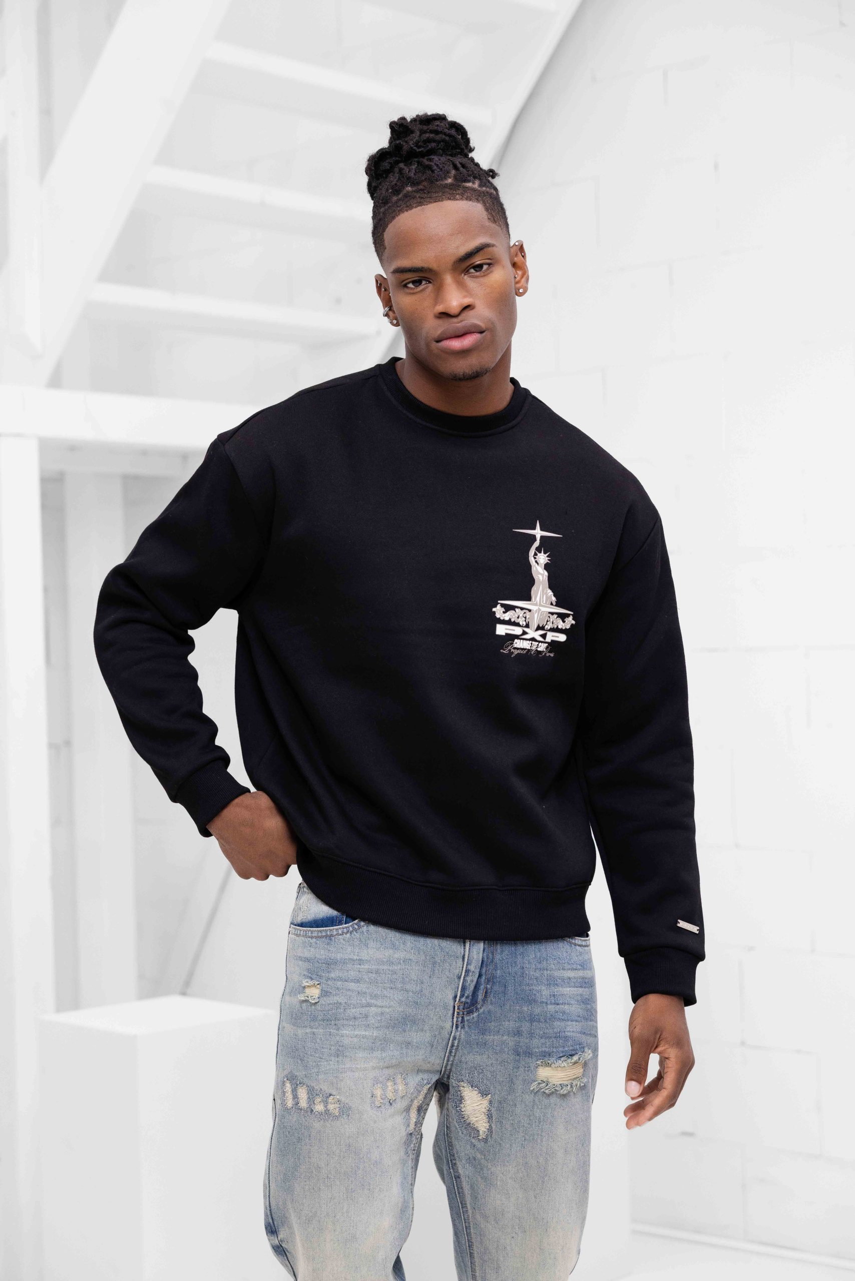 Project X Paris Change The Game Sweater Heren Zwart