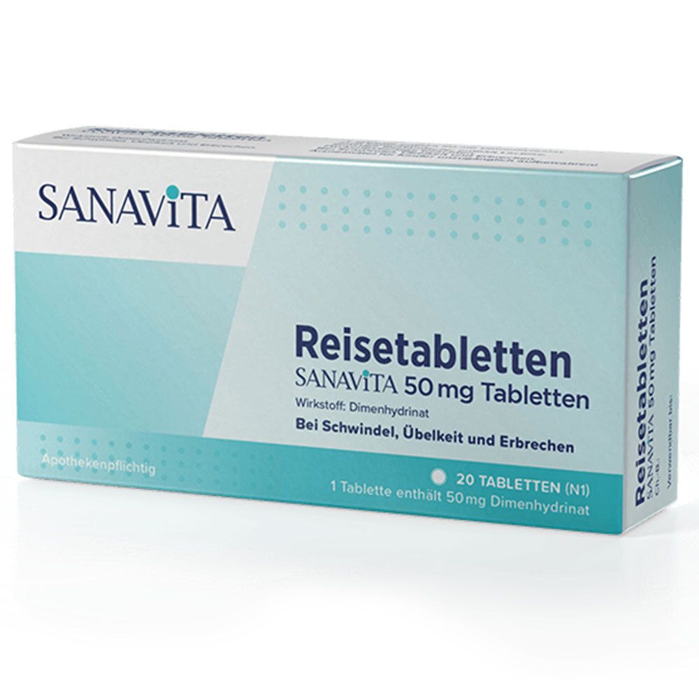 Reisetabletten SANAVITA 50 mg
