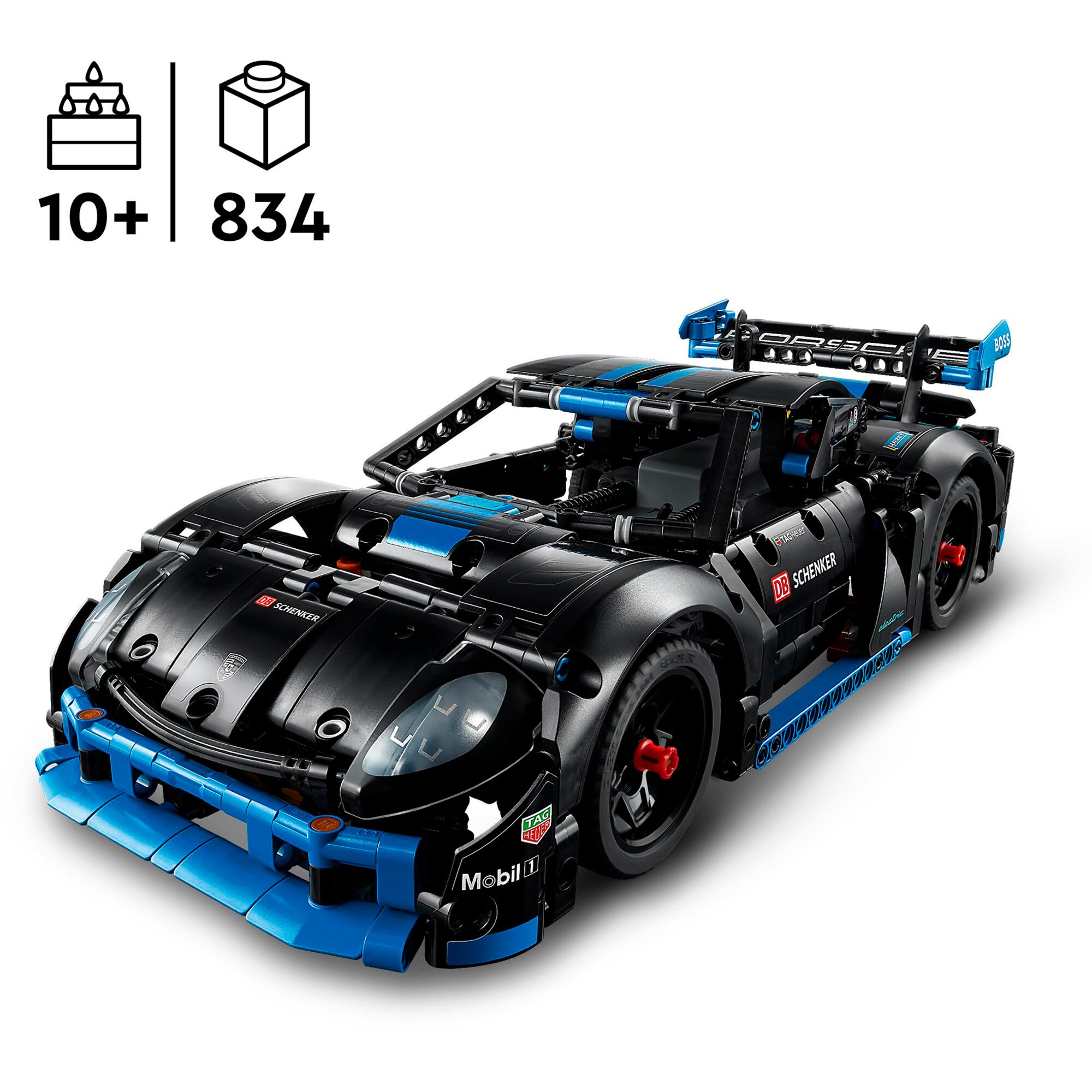 LEGO Konstruktionsspielzeug Technic Porsche GT4 e-Performance Rennwagen