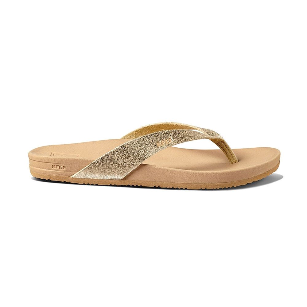 Reef CUSHION COURT - Tongs Femme tan/champagne