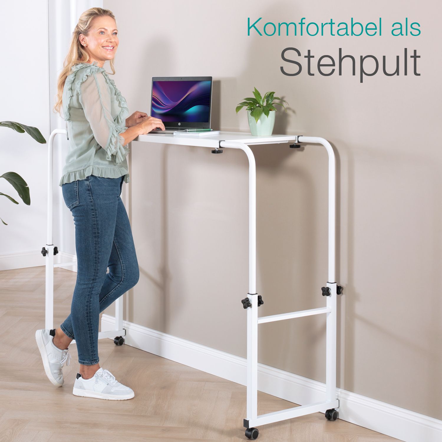 aktivshop Betttisch auf Rollen