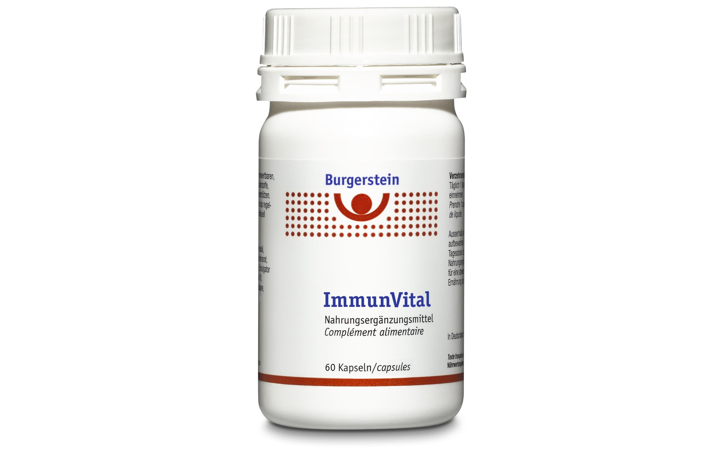 ImmunVital 60 KapselnVeganes Nahrungsergänzungsmittel für eine normale Funktion des Immunsystems