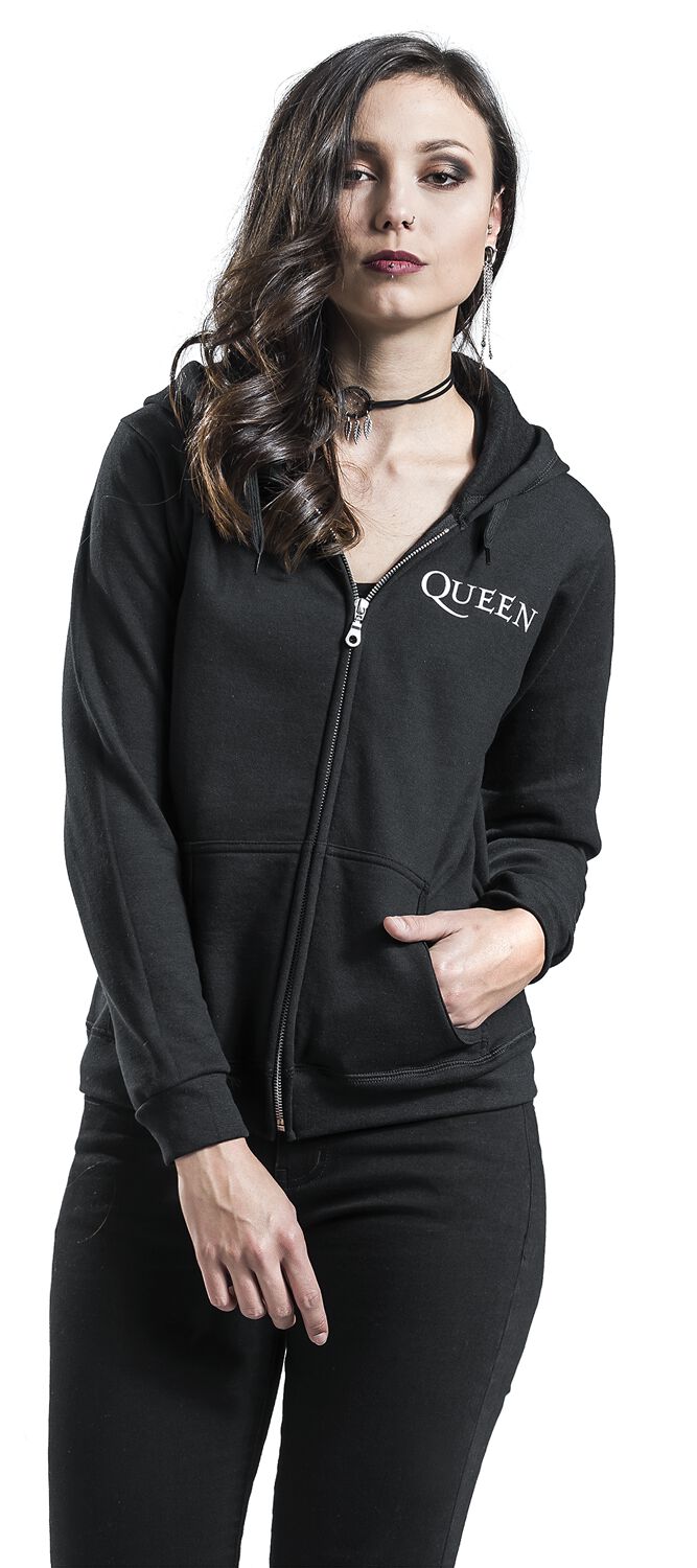 Blason Vintage | Queen Sweat-shirt zippé à capuche