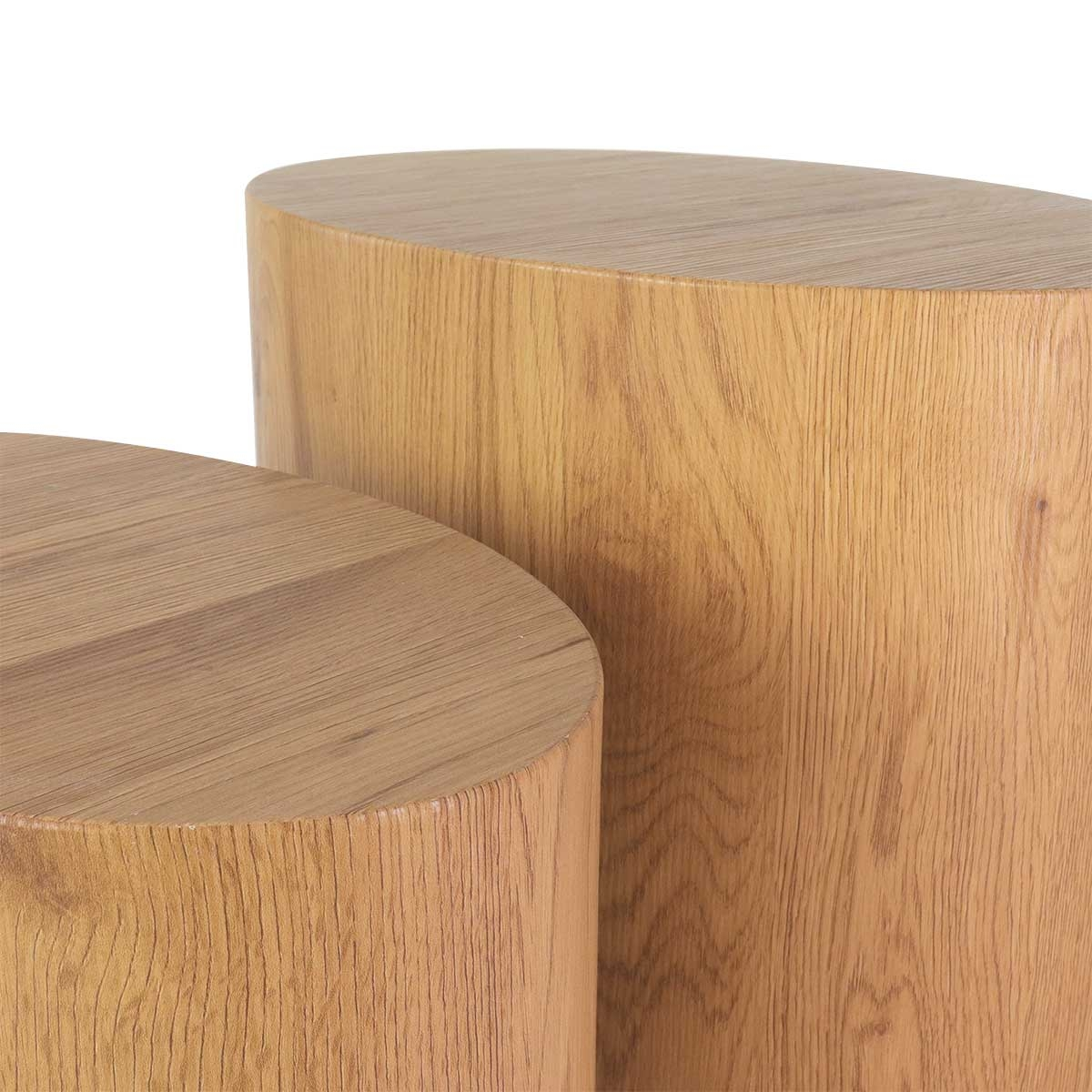 Salontafel Rosanne - set van 2 Naturel