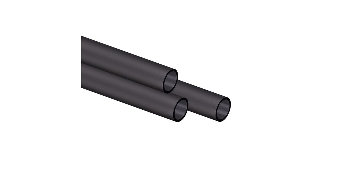 CorsairHydro XT Hardline Satin 12 mm buis  (Zwart (mat), 3x 1 m, PMMA)