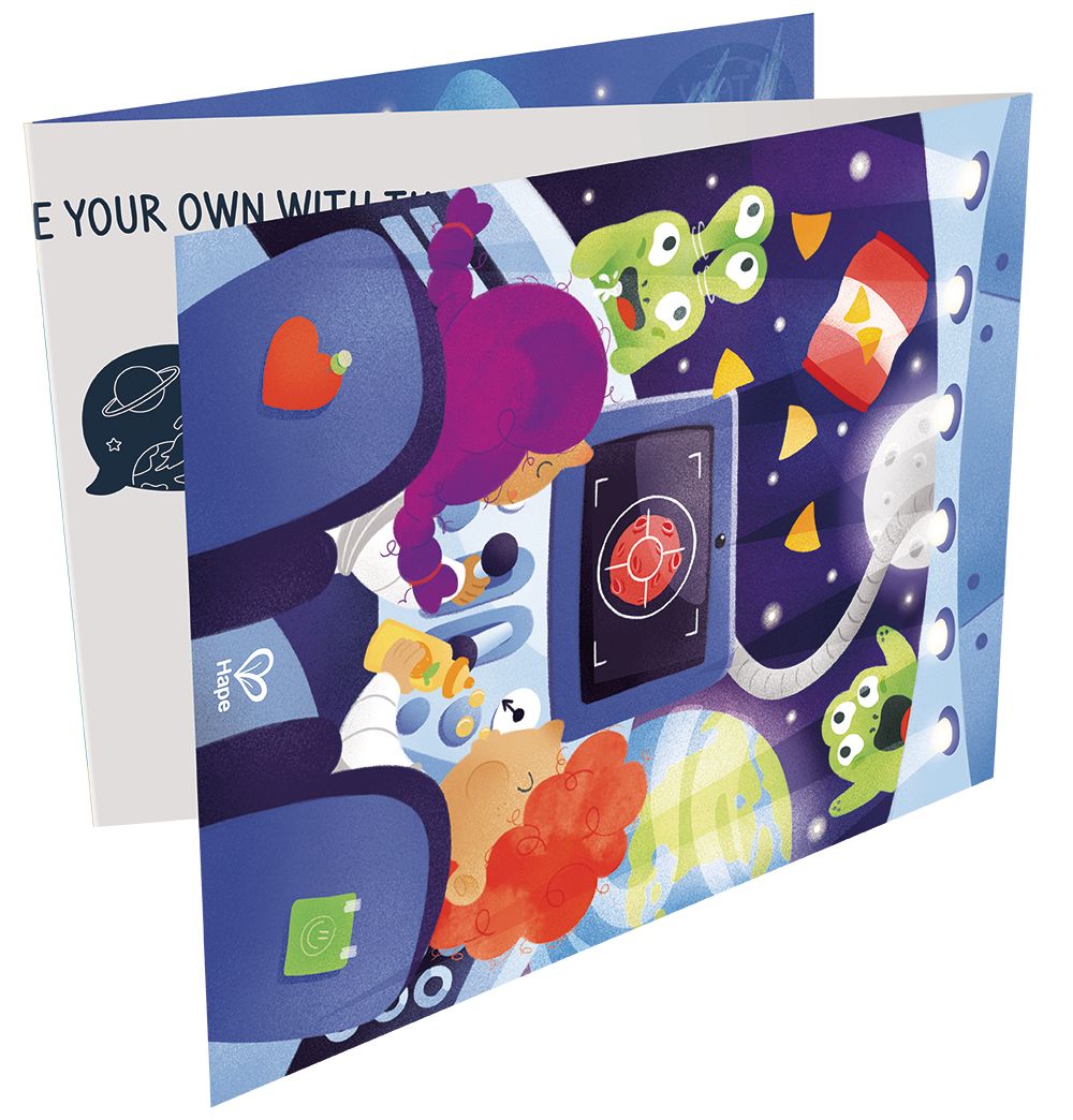 Hape Weltraumabenteuer-Puzzle