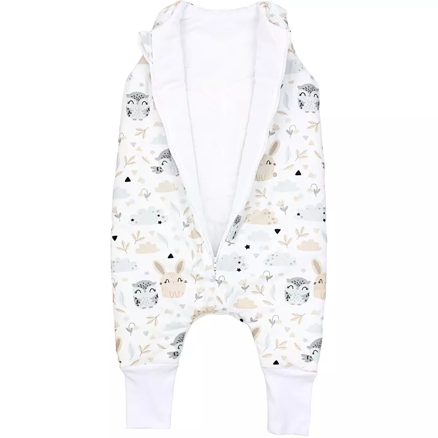 TupTam Baby Winter Schlafsack mit Beinen beigeweiß