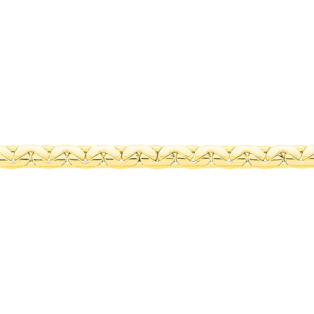 Collier Ivy Maille Haricot Or Jaune