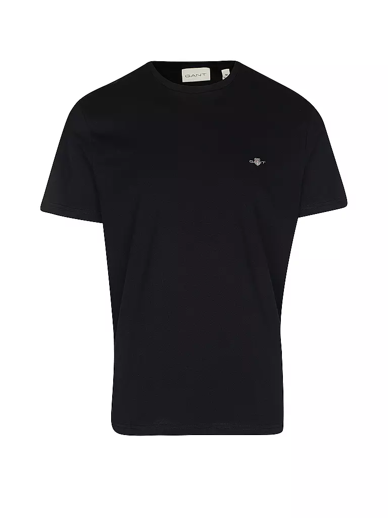 GANT T-Shirt Regular Fit schwarz