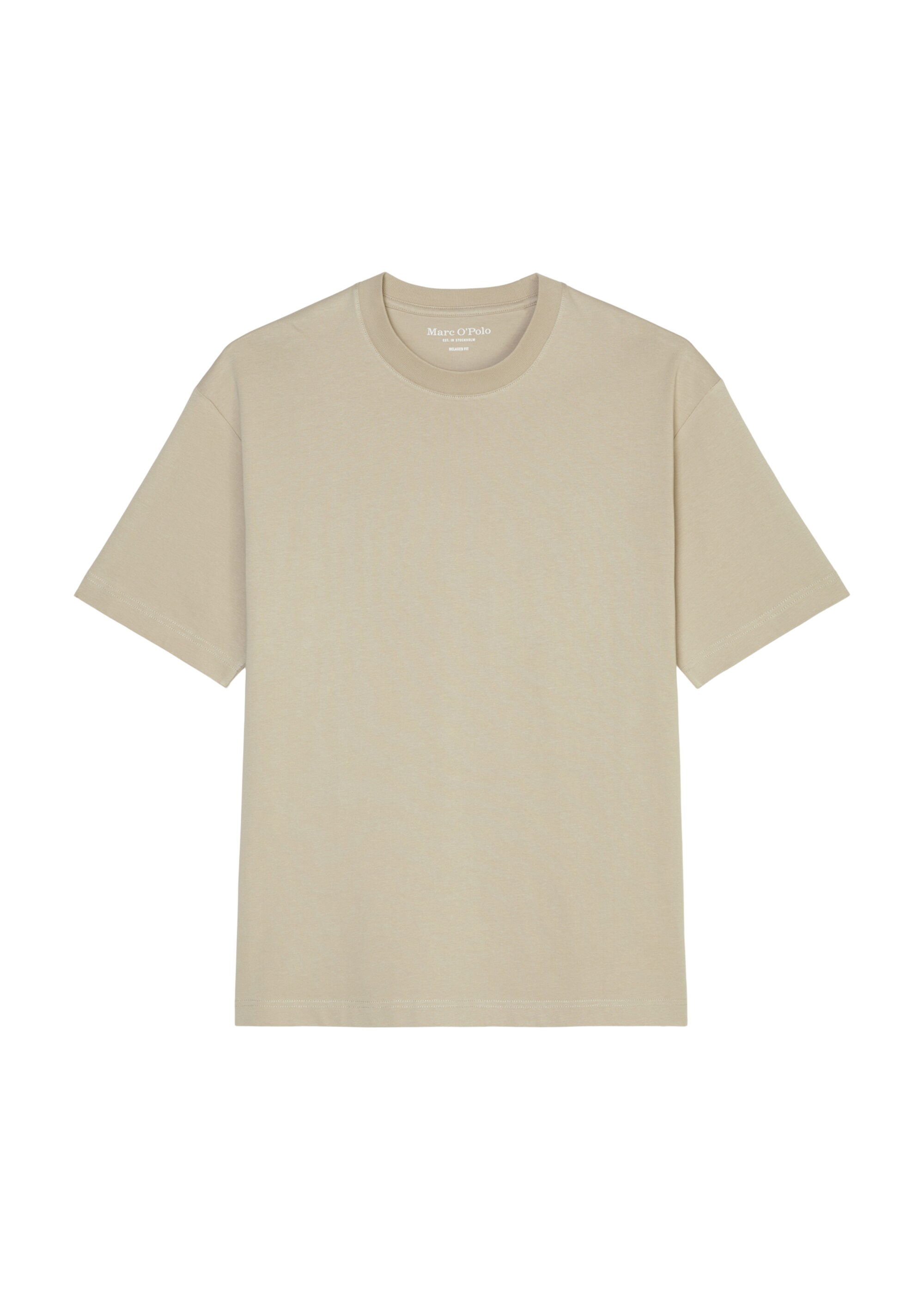Rundhals-T-Shirt relaxed aus schwerem Heavy-Jersey