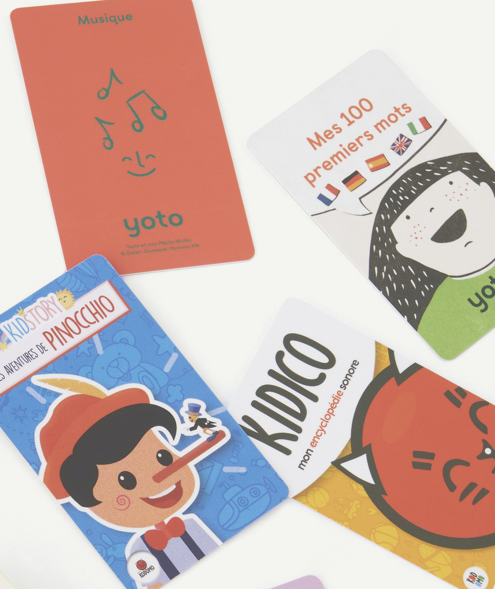YOTOPACK DE 6 CARTES HISTOIRES AUDIO DE DÉCOUVERTE