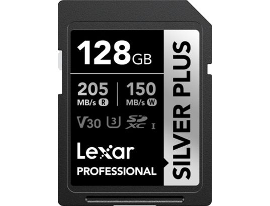 LEXAR - Carte mémoire 128 Go Professional SILVER PLUS SDXC 128GB