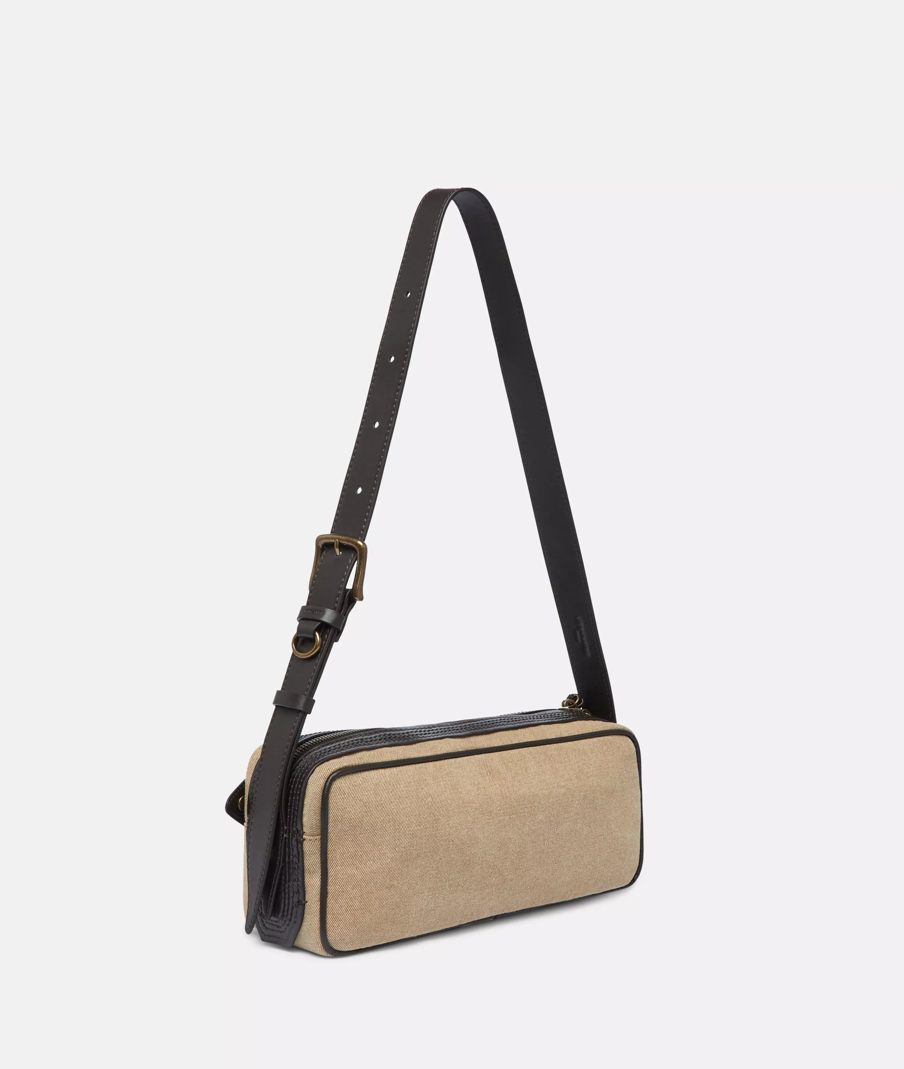 Denim Juno Satchel S Handy denim shoulder bag