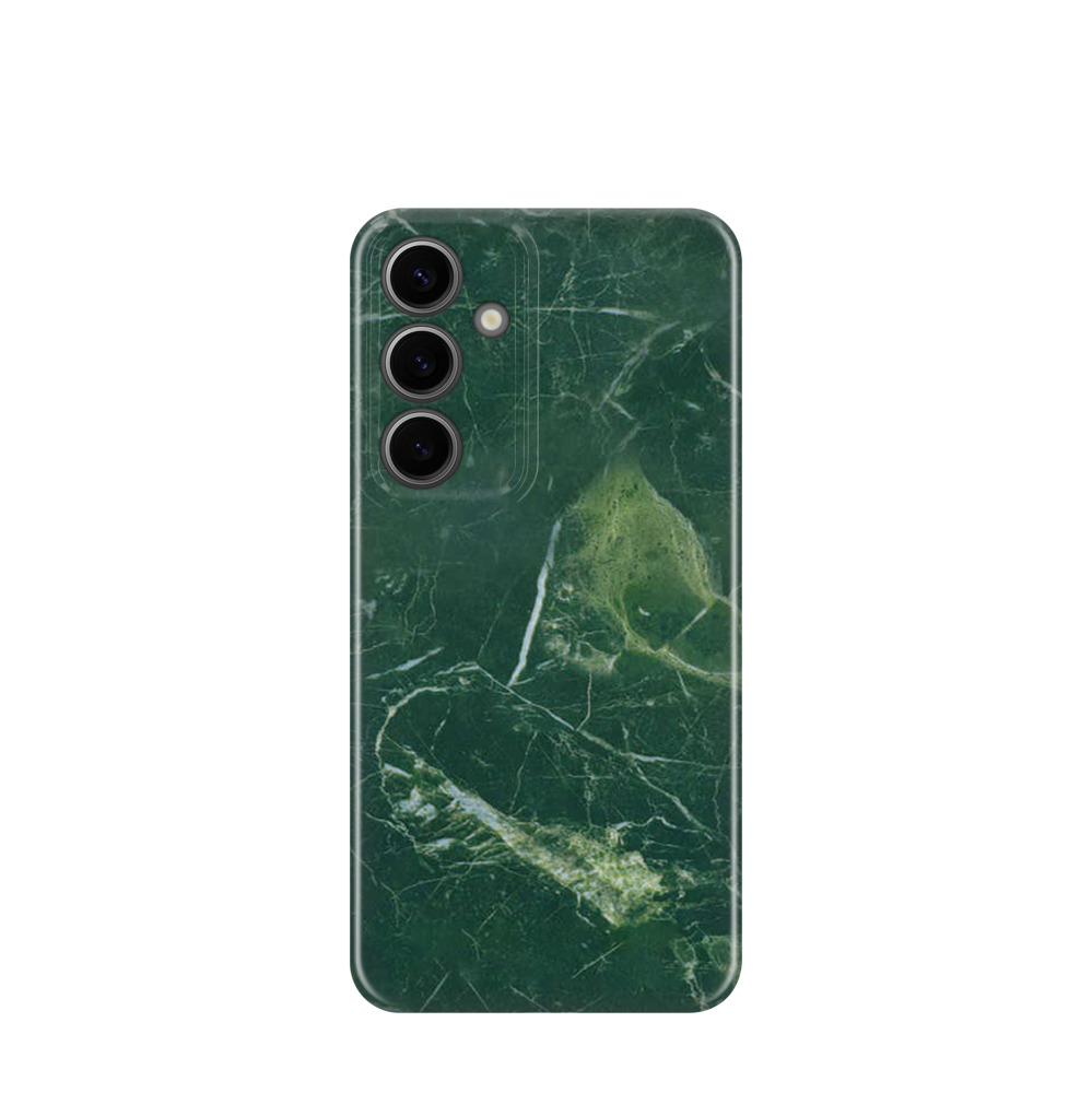 Samsung Galaxy S24 Plus Kunststoff Hülle Serpentin Marmor - Grün
