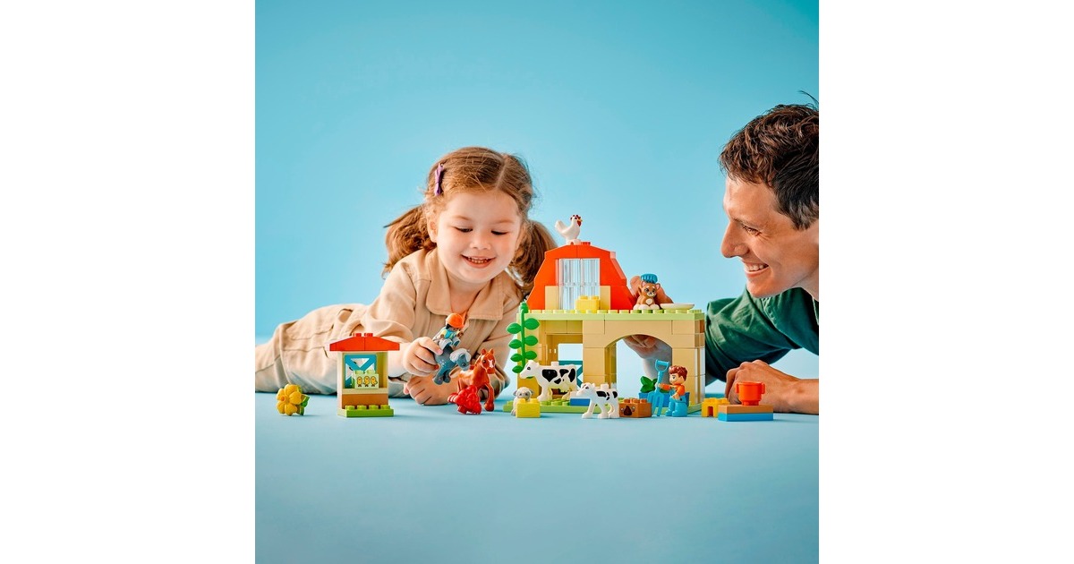 LEGODUPLO - Dieren verzorgen op de boerderij Constructiespeelgoed  (10416)