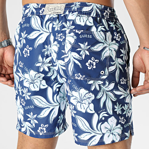 Short De Bain Floral F3GT18-TEL62 Bleu Marine