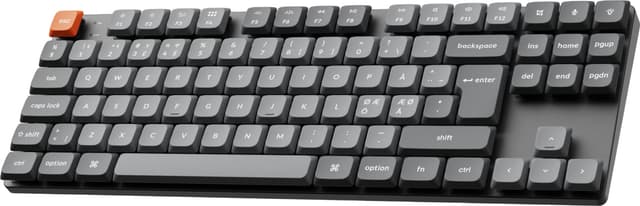 Keychron K1 Max gaming tastatur (Gateron, Low Profile, Røde Switches)