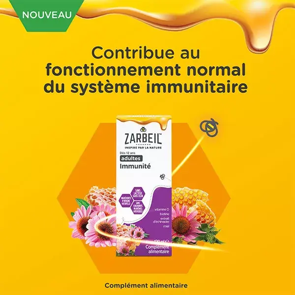Xarope Zarbeil® para Imunidade em Adultos, Frasco de 120 ml