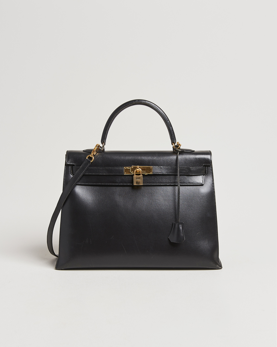 Hermès Pre-Owned Kelly 35 Handbag Black