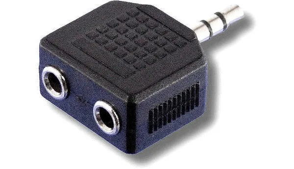 Doubleur de prise casque SVD Pro 3,5mm (Mâle / 2 Femelle) Adaptateurs audio