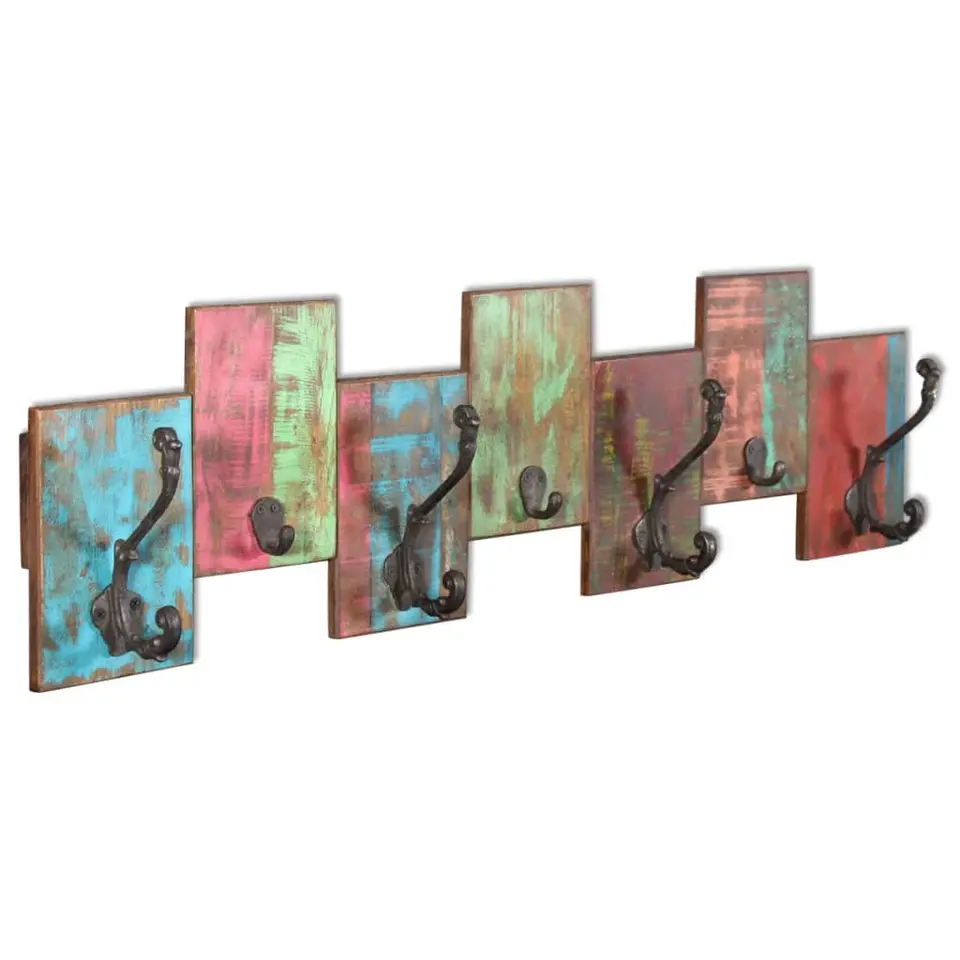 vidaXL - Kapstok - Multikleur - Hout