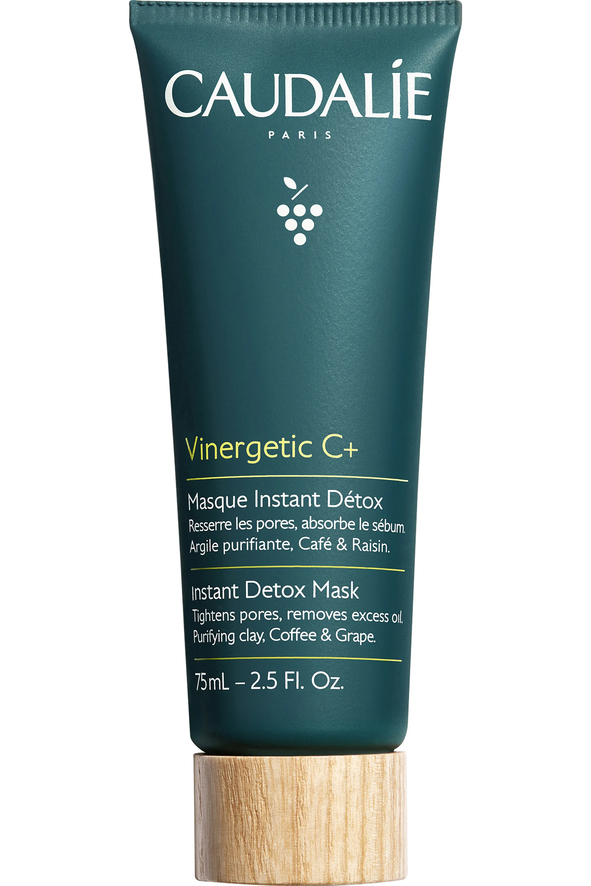 Caudalie Masque instant détox Vinergetic C+-75 ml