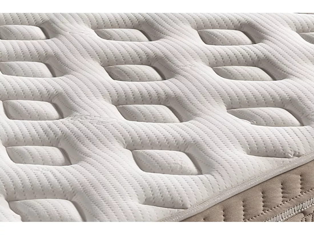Matelas 90x190 mousse bio thermal cashmere | mousse á mémoire de forme | épaisseur 30 cm | 11 zones de confort | certifié oeko-tex® - accueil moelleux