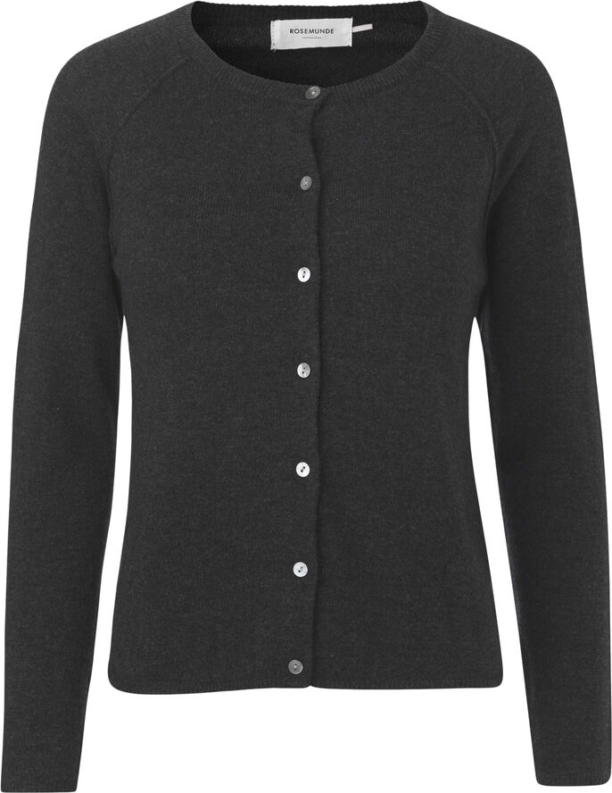 Rosemunde Cashmere Cardigan ls Grå
