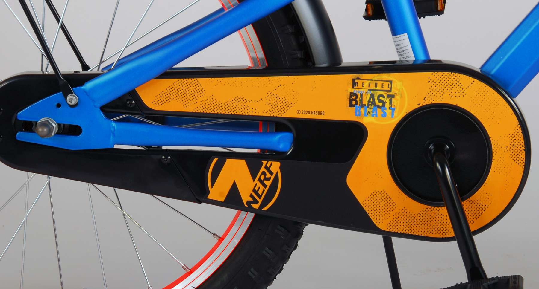 TPFSports NERF Kinderfahrrad - Jungen - 20 Zoll - Rücktritt + Handbremse - Satinblau