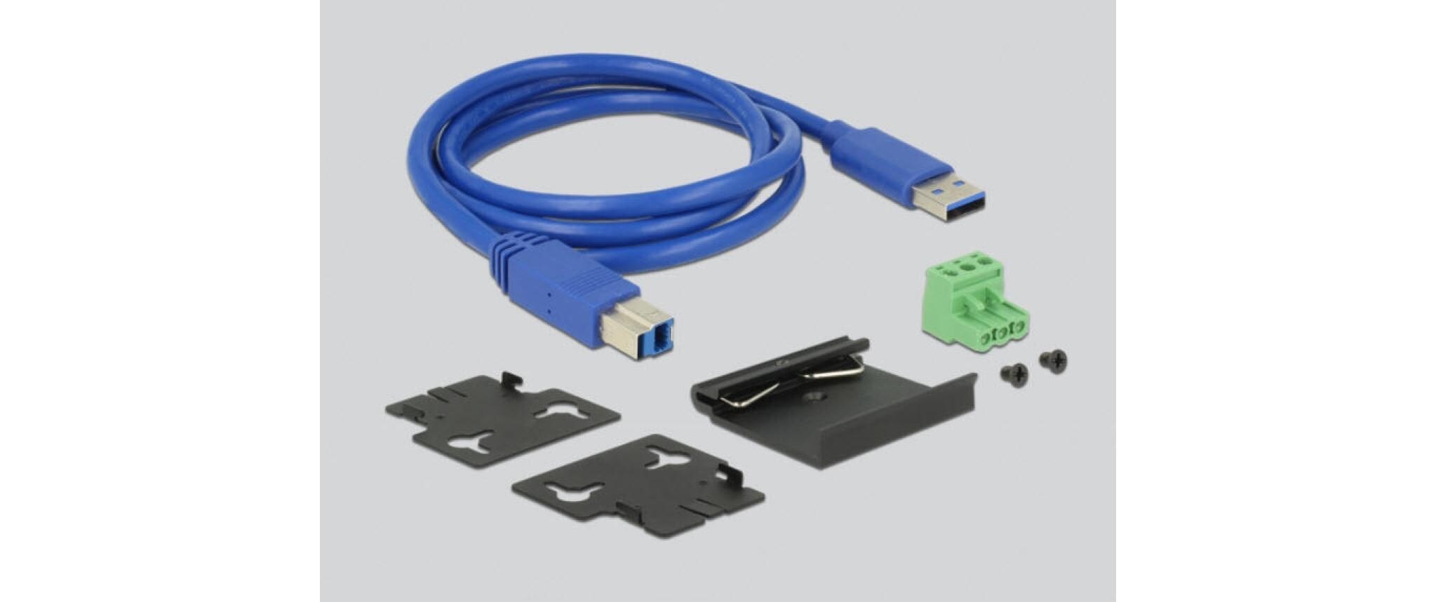 USB-Hub 63919 USB 3.0 - 10x Typ-A<br>10-Port USB-Hub mit ESD-Schutz