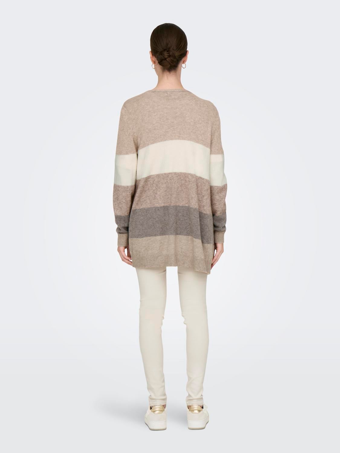 ONLLESLY Strickjacke Feather Gray