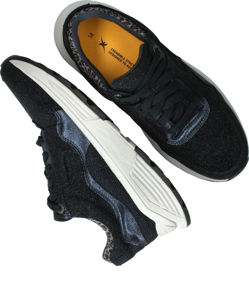 Xsensible Golden Gate Stretchwalker Sneakers Blauw Dames