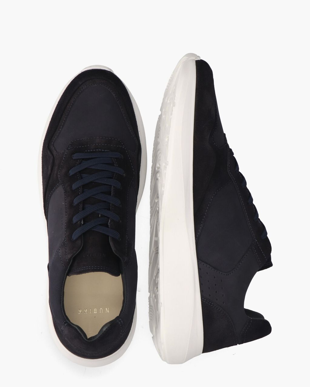 Nubikk Rocky Road Wave Donkerblauw Herensneakers